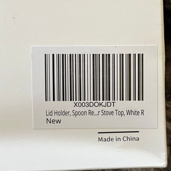 Lid Holder, Spoon, Cooking Ladle, Spatula, Spoon Holder, for Countertop in White - Picture 10 of 12